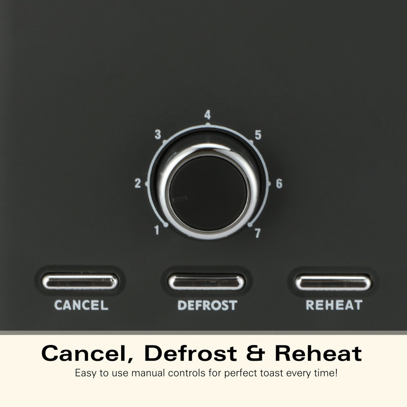 Hamilton Beach Ella Collection 1.7L Kettle and 2 Slice Toaster Set, Charcoal