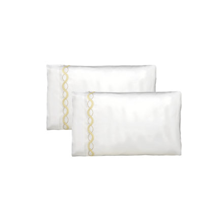 Diana Embroidery By DEA Sateen Pillow Case