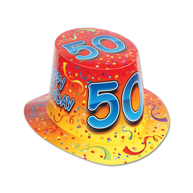Joyeux 30e anniversaire «Happy Hat», 30, Orange
