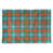Turquoise / blanc / orange