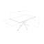 Chabelli Oak Metal Base Dining Table-1742055909-1742055910