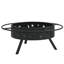 Delores Fire Pit with Poker 70 cm XXL Steel