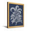 Plantes et fleurs, motif floral botanique sur fond bleu marine-950920629-950920624-950920625