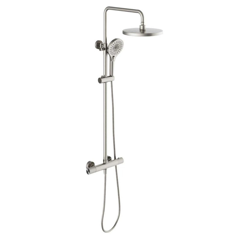 Madrid Exposed Thermostatic Shower Pack - Gold, Nickel