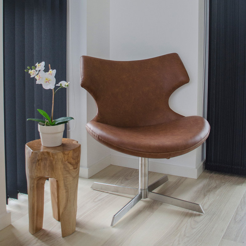 Rain Solid Wood Accent Stool
