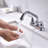 2-handle Bathroom Faucet with Drain Assembly
