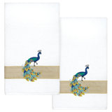 Serviette de bain 100% coton PENELOPE 2PC Embellished Bath Towel Set