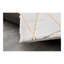 Tapis doré doré à motif géométrique luxueux lavable à la machine Luxury-1860490941
