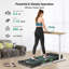 Tapis roulant brûlant des calories - Restez sur la bonne voie grâce à l'exercice portatif bleu