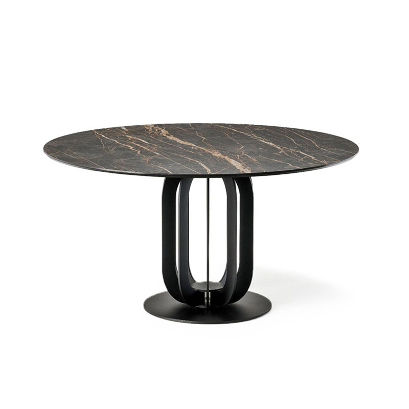 Table de salle à manger Staford, H 29,52 po x L 51,18 po x l 51,18 po