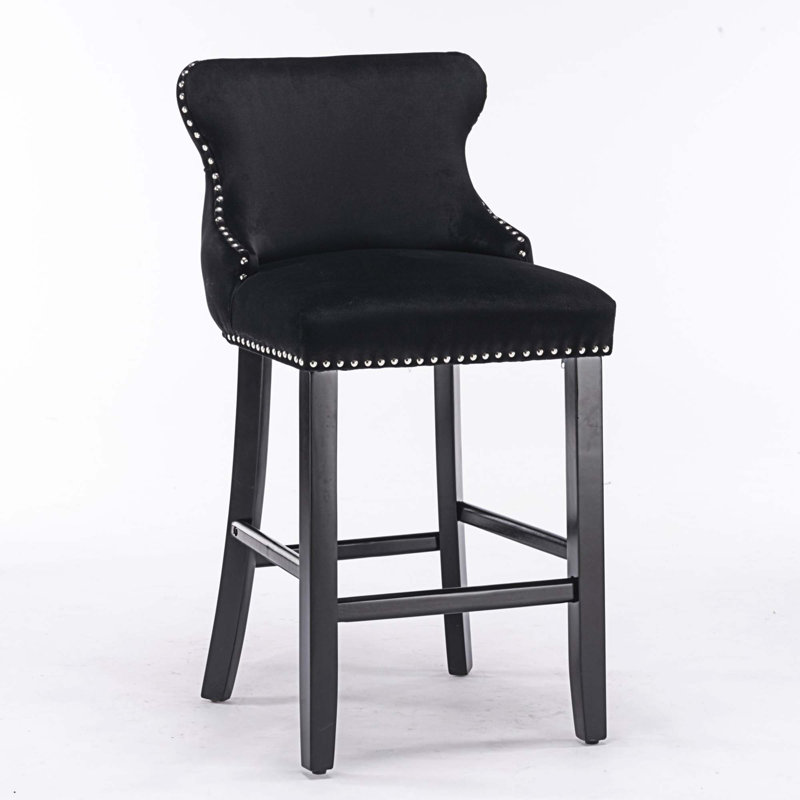 Tabouret Jamykal, Noir
