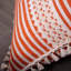 Arum Striped White Square Cushion Cover-427090003