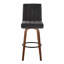 Tabouret de bar contemporain à hauteur fixe avec pivot-100303847