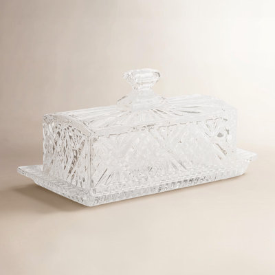 Dublin Crystal Butter Dish