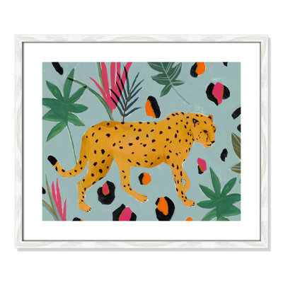 Nyles "Walking Cheetah II" Painting by Isabelle Z