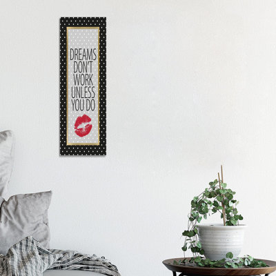 Dreams Don't Work I by Kimberly Allen - Wrapped Canvas Panoramic Print