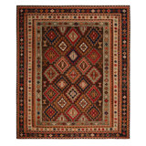 One-of-a-Kind 8'6" X 9'11" Hand Knotted Area Rug