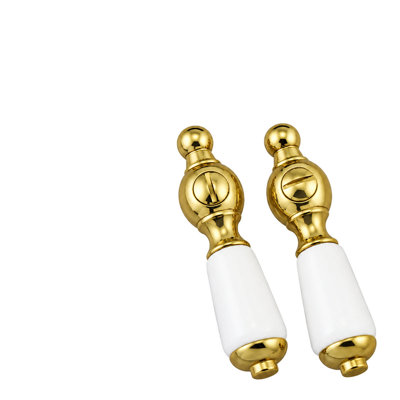 P0552 2" Long Porcelain Handle Pair
