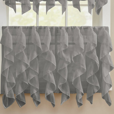Frye Ruffled Cafe Tier Curtain
