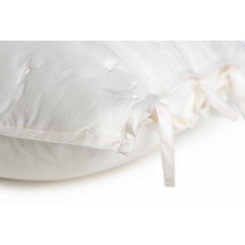 Grace_Quilted Sham, Standard/Twin, Ivory
