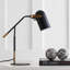 Lampe de bureau noire 19,25 po Bullington
