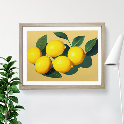 Citrus Fruit Lemons Vol.1 - Framed Print