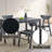 Black Finish Dining Table
