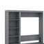 Lit escamotable double pleine grandeur avec tablettes-890313374-890313375