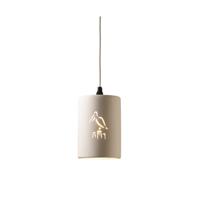 Luminaire suspendu cylindrique simple à 1 lumière Ebersole