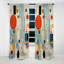 Arles - Rideau obscurcissant Mid-Century à motif abstrait - 1 panneau-587124487