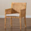 Fauteuil en rotin l 22,6 po Blodwen
