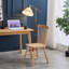 Chaises de salle à manger en bois d'hévéa Ternell-21425387