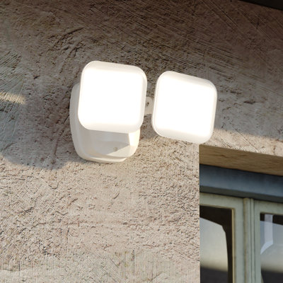Koljo 2 Light LED Outdoor Dusk to Dawn Security Flood Light Bronze