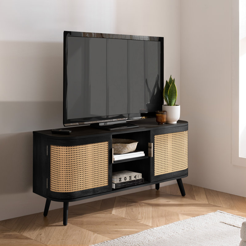 Amanni TV Stand for TVs up to 43", Matte Black