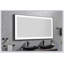 Miroir de salle de bain 72 x 36 pouces à DEL avec cadre en aluminium, miroir de meuble-lavabo mural, anti-buée, mémoire, 3 couleurs, réglable en continu-789975538-789975536