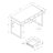 Calvillo Computer Desk, Home Office, Laptop, Storage Drawers, Work, Metal, Laminate-2087168511