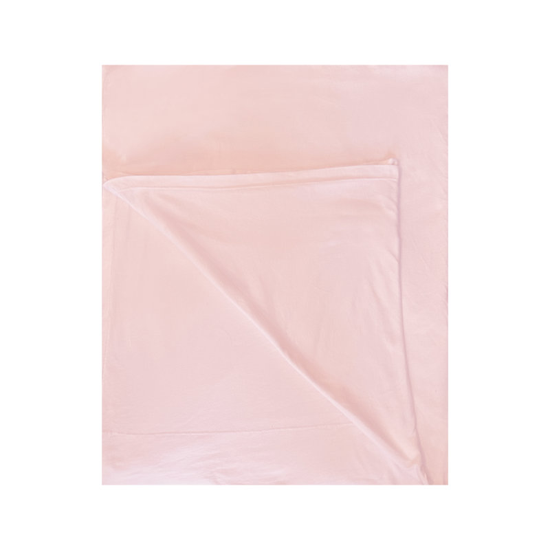 100% Cotton Jersey Knit Flat Sheet, Twin Flat Sheet, Pink