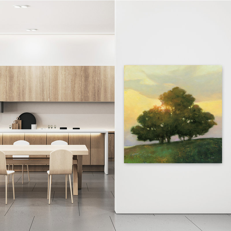 Art contemporain avec épices et nuages, H 48 po x l 48 po