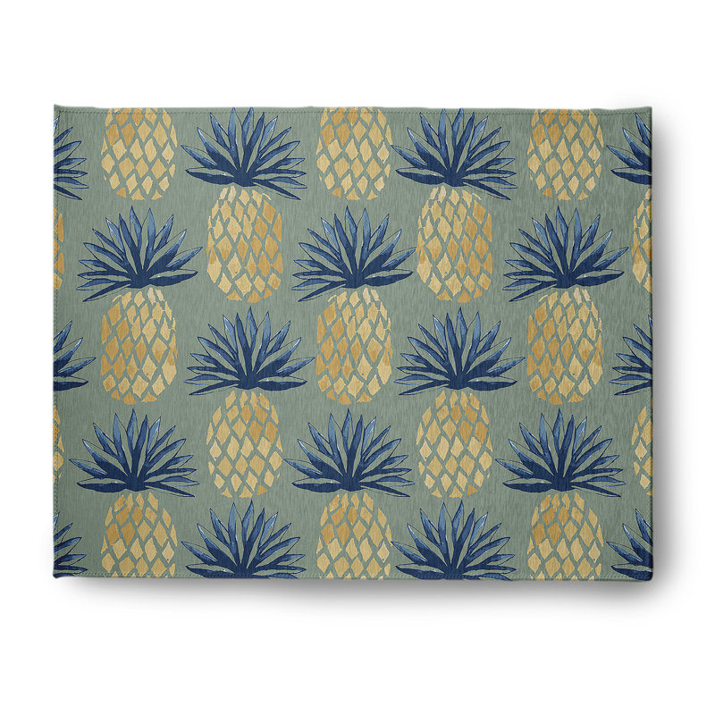 Tropical Resort Chenille Floral Indoor Rug, Rectangle 8' x 10'