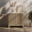 Buffet 2 portes, Travertine