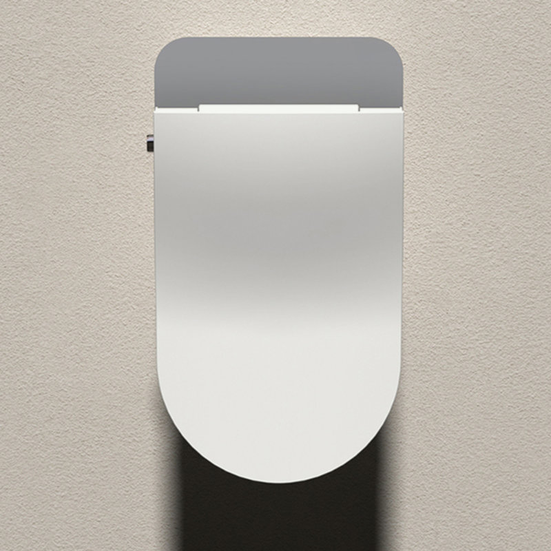 Toilette bidet allongée sans réservoir, chasse d'eau automatique, siège chauffant, lavage à l'eau chaude instantanée, sécheuse