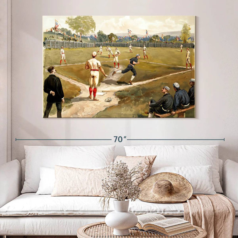 Sireci Baseball, 34" H x 51" W