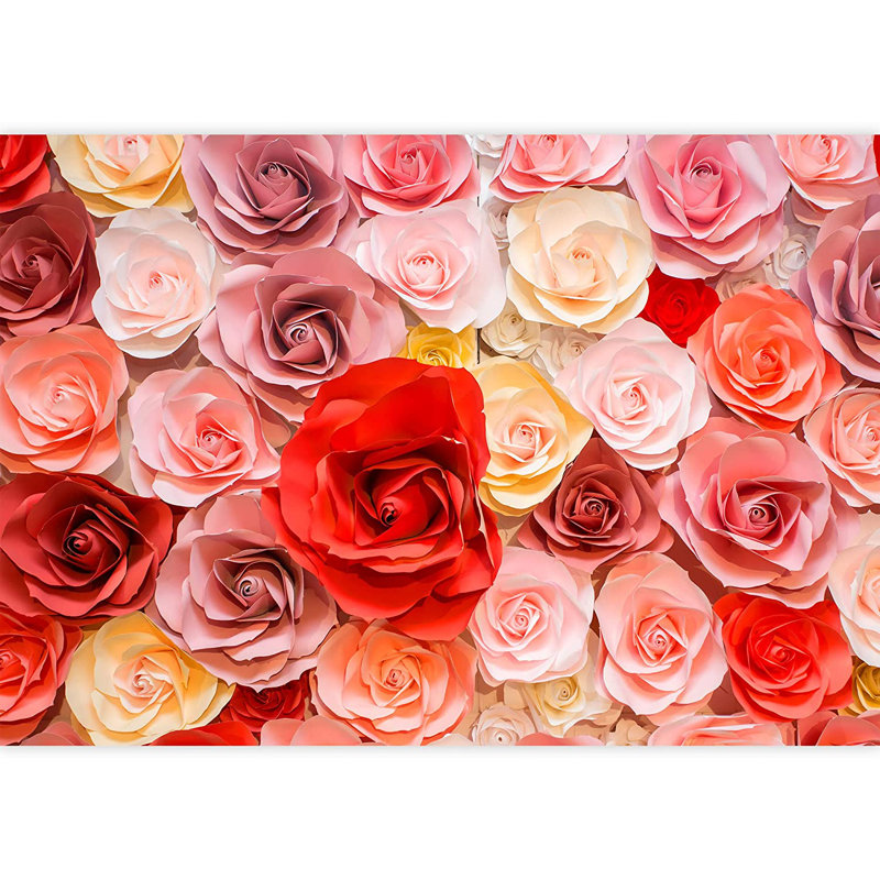 Peel & Stick Floral Border, 66" L x 96" W