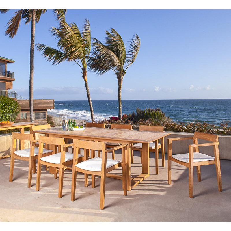 Westminster Teak Outdoor Round Teak Dining Table