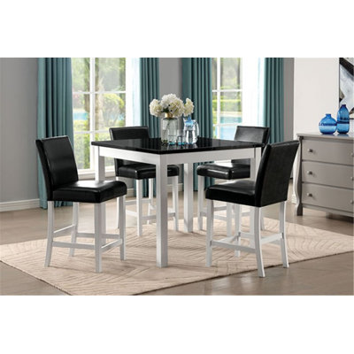 Aljet 4 - Person Four Leg Dining Set