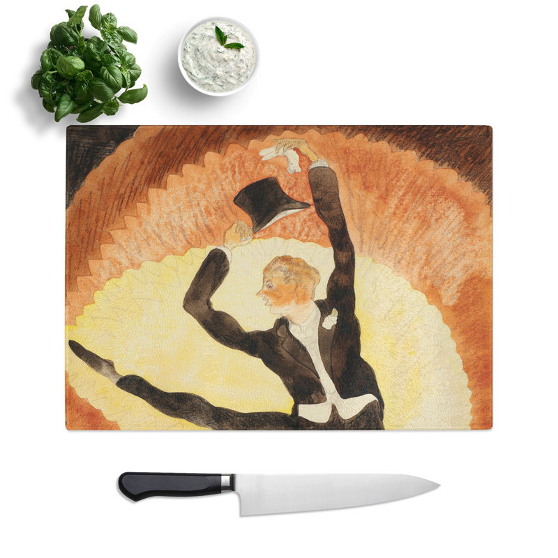 Vaudeville Male Dancer by Charles Demuth Chopping Board, 0.4cm H x 20cm W x 28.5cm L