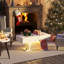 110x55x50cm High Gloss Coffee Table with 16 Colors LED Lights-1769963916