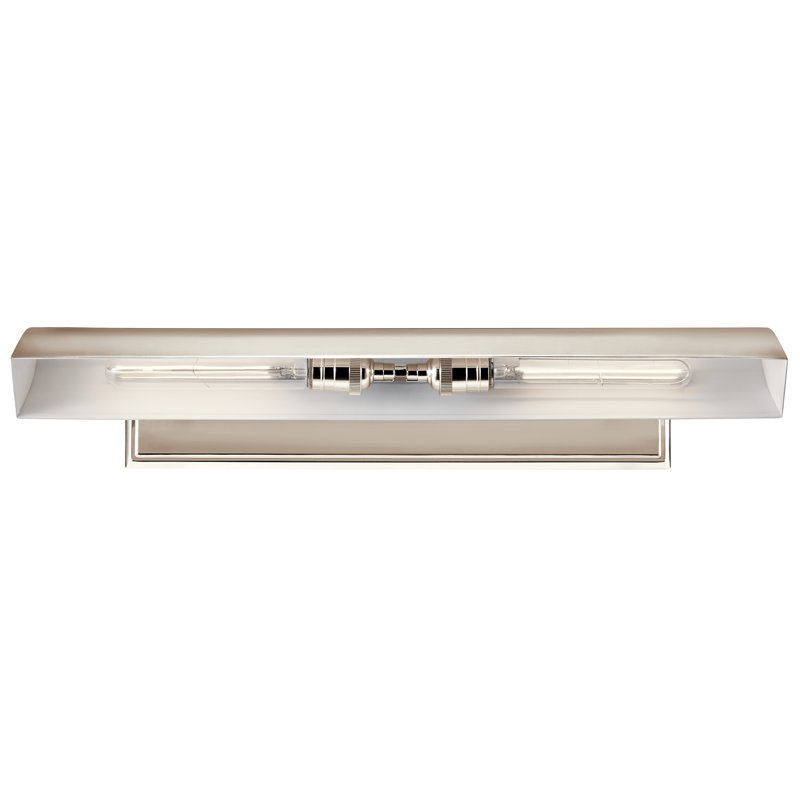Dimmable Picture Light, Polished Nickel, 4.75" H x 24.25" W x 8.5" D