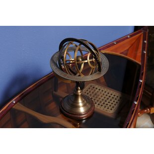 Vintage Zodiac Armillary Brass Sphere Globe - Affordable Antique Imitation  Global Theme Dcor