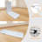 8ft Folding Table For Camping Adventures. Portable Plastic Picnics, Parties. Heavy-duty, Waterproof. High Load Capacity. White Experiences.-807237093